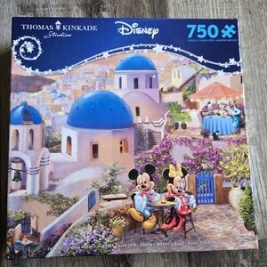 Disney Thomas Kinkade Minnie & Mickey in Greece puzzle